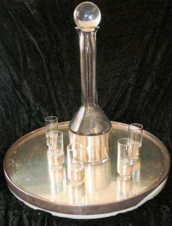 Lino Sabattini Sherry Set and Tray